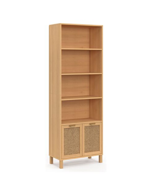 Etagère sur pieds Eve bois - 60x30x170 cm
