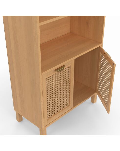 Etagère sur pieds Eve bois - 60x30x170 cm