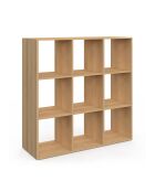 Meuble de rangement cube Faustine bois - 88x30x88 cm
