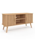 Meuble TV Faustine bois - 110x40x54 cm