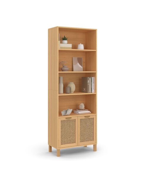 Etagère sur pieds Eve bois - 60x30x170 cm