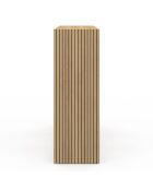 Meuble de rangement cube Faustine bois - 88x30x88 cm