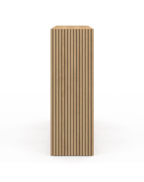 Meuble de rangement cube Faustine bois - 88x30x88 cm
