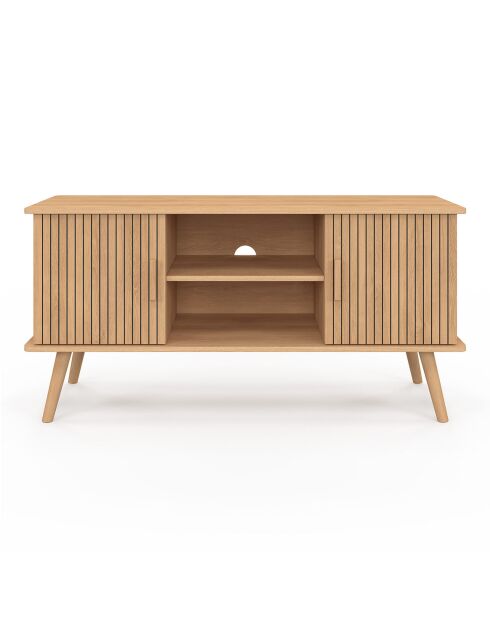Meuble TV Faustine bois - 110x40x54 cm