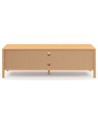 Meuble TV en cannage Eve bois - 160x40x50 cm