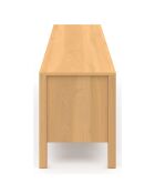 Meuble TV en cannage Eve bois - 160x40x50 cm