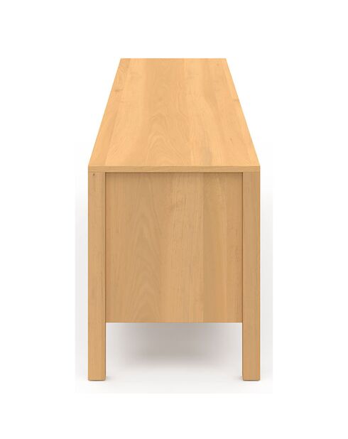 Meuble TV en cannage Eve bois - 160x40x50 cm