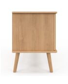 Meuble TV Faustine bois - 110x40x54 cm