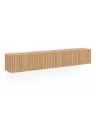 Meuble TV suspendu Faustine bois - 180x30x30 cm