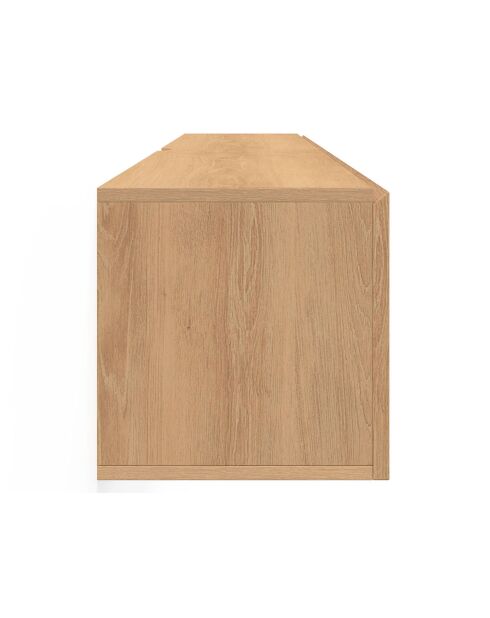 Meuble TV suspendu Faustine bois - 180x30x30 cm