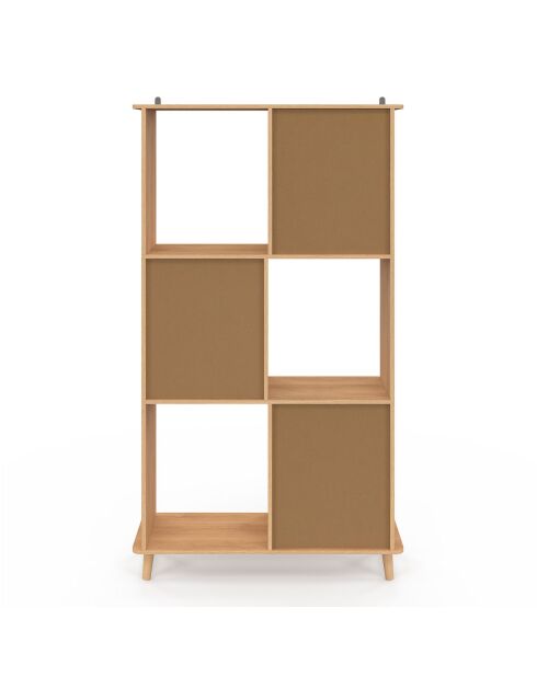 Faustine Bücherregal aus Holz, 80 x 30 x 143 cm