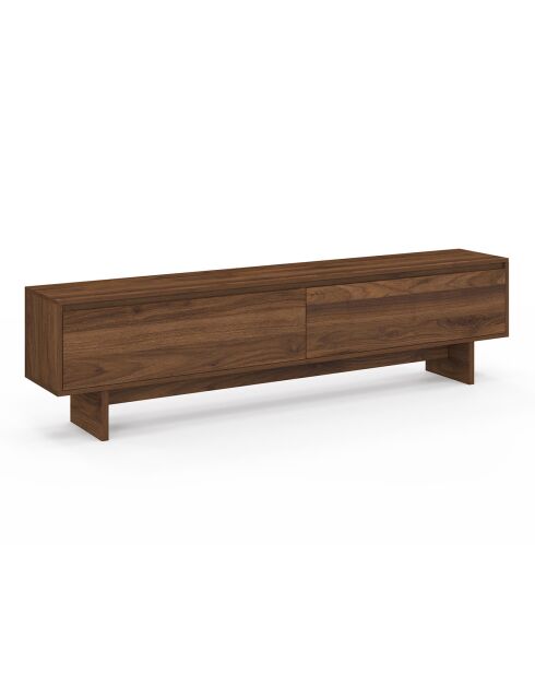 Meuble TV Yumi noyer - 180x30x46 cm