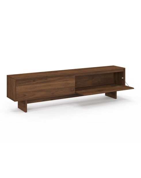 Meuble TV Yumi noyer - 180x30x46 cm
