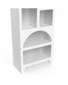 Etagère organique blanc - 60x30x160 cm