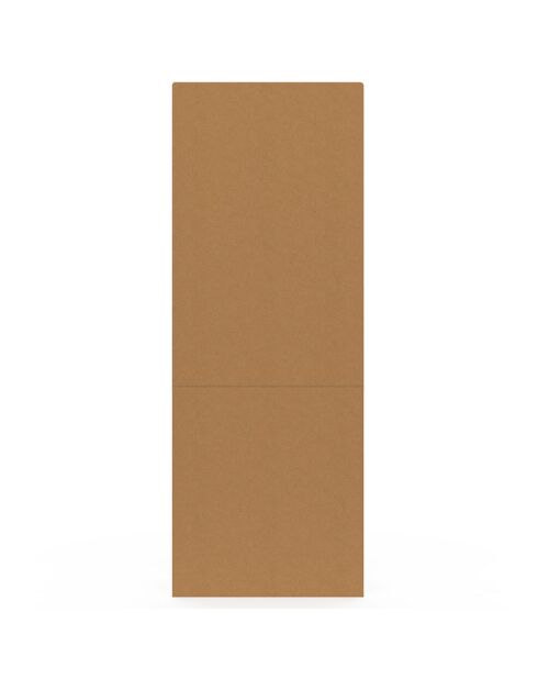 Etagère organique blanc - 60x30x160 cm