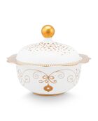 Sucrier en Porcelaine Royal Winter blanc - 13.2x10.5x13.2 cm