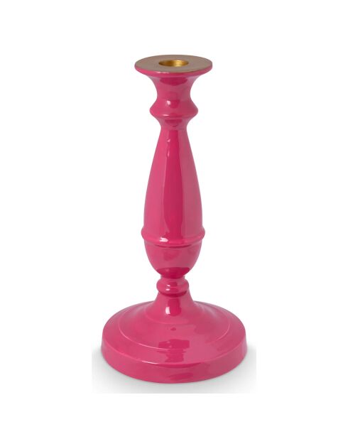Portacandele in metallo Pink S - 24 cm