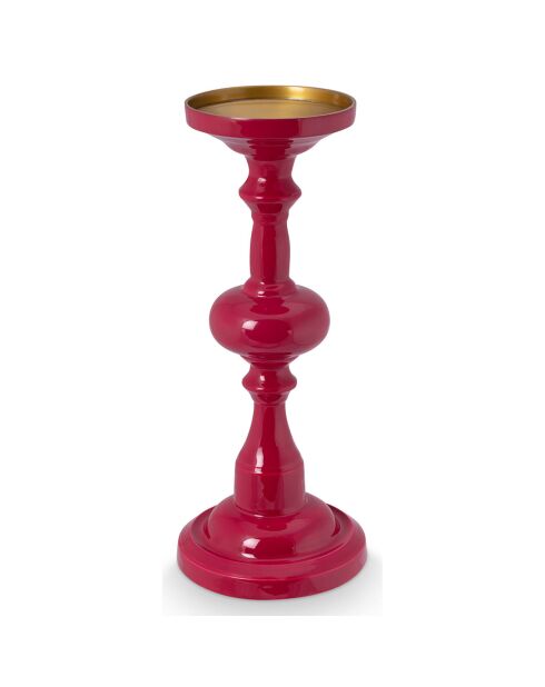 Kerzenhalter aus Metall M rosa - 34cm