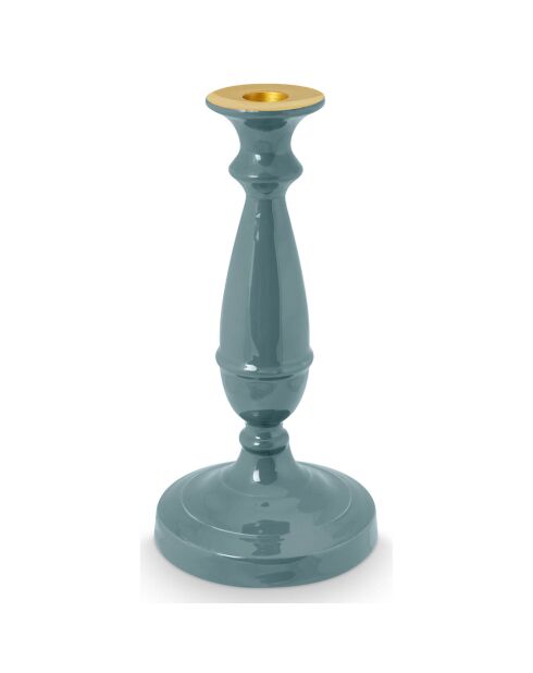 Kerzenhalter aus Metall S blau - 24cm