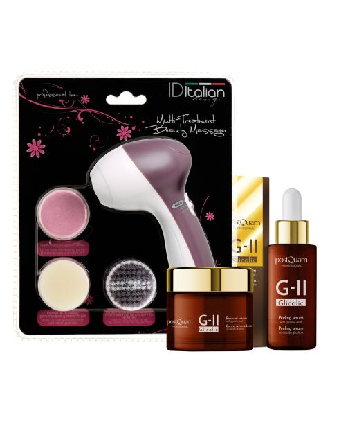 Rituel glycolique avec crème nettoyante visage