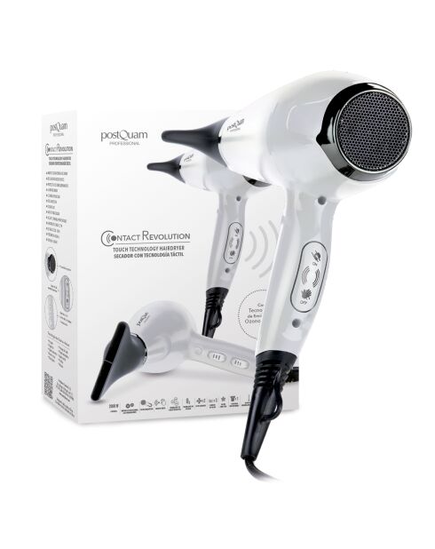 Sèche-cheveux contact revolution touch technology