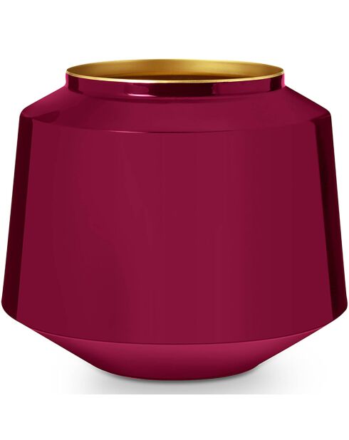 Vase métal rose - D.22 cm