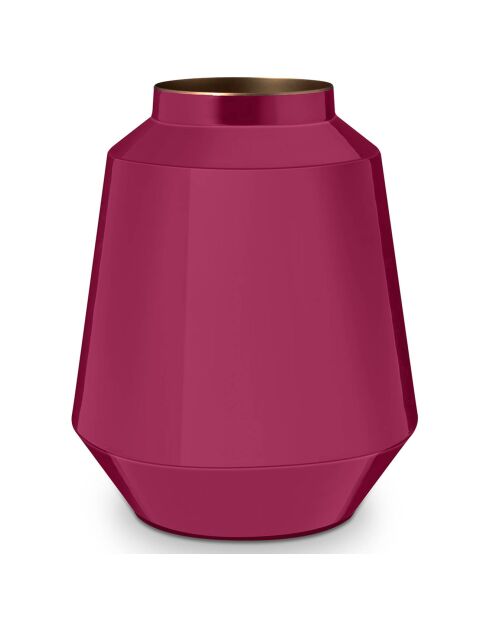 Vase métal rose - 24x29x24 cm