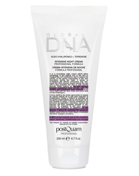 Crème de nuit dna tube 200