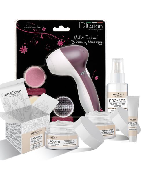 Rituel prébiotique avec crème nettoyante visage