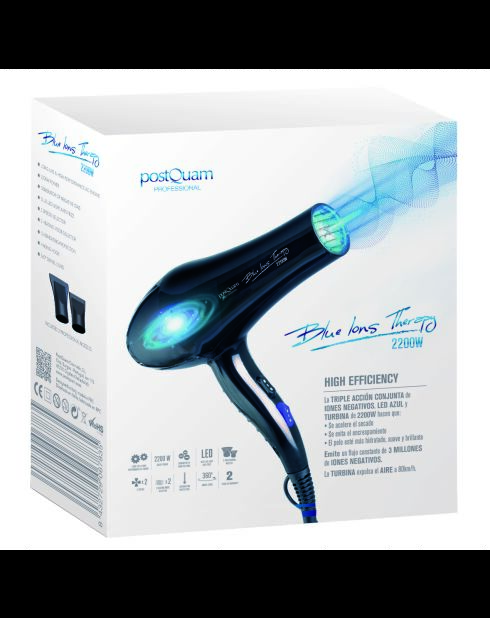 Asciugacapelli Blue Ions Therapy 2200w
