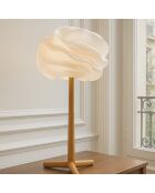 Lampe à poser abat-jour Zipper beige - D.45xH.94 cm