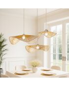 Suspension Bambou Caravelle bambou - 75x75x15 cm