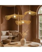 Suspension Bambou Caravelle bambou - 75x75x15 cm