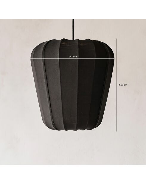 Suspension Alba noire - D.34xH.33 cm