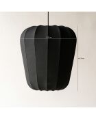 Suspension Alba noire - D.35xH.39 cm