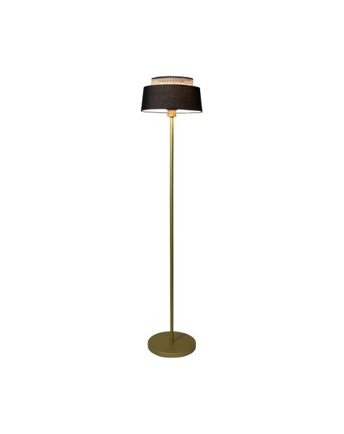 Lampadaire Avero noir/doré - D.32x150 cm