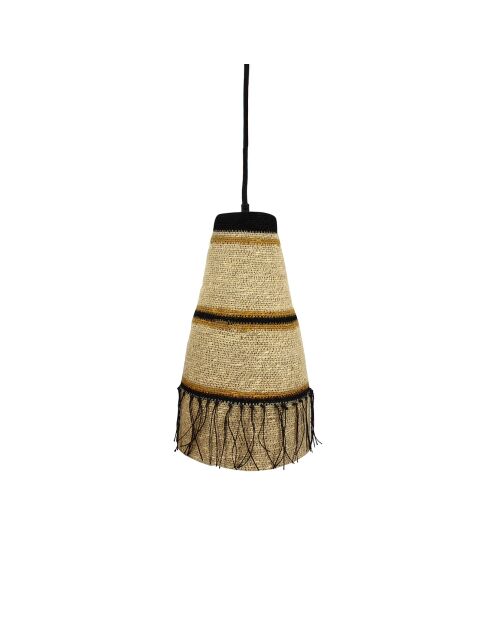 Suspension en Jonc de Mer fait main Tobago naturelle - 22x40 cm