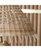 Lampe à poser en Rotin tréssé main Joyce naturelle - 40x44 cm