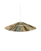 Suspension en Raphia fait main Jolo multicolore - D.70x12 cm