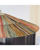 Suspension en Raphia fait main Jolo multicolore - D.70x12 cm