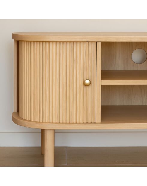 Meuble TV Hector naturel - 110x39x55 cm