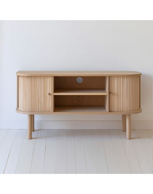 Meuble TV Hector naturel - 110x39x55 cm
