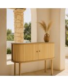 Bahut en bois de pin Hector naturel - 95x39x75 cm