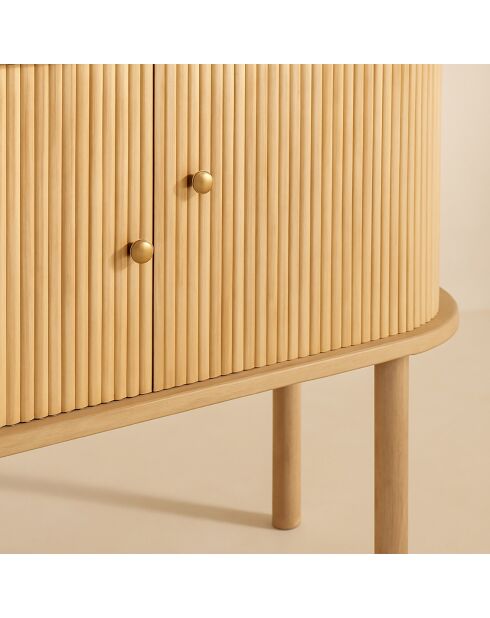 Bahut en bois de pin Hector naturel - 95x39x75 cm