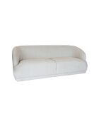 Canapé en Velours Huton écru - L.203xH.72xP.94 cm