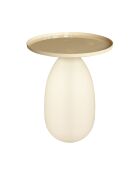 Meuble d'appoint Volda blanc/ivoire  - 41x41x51 cm