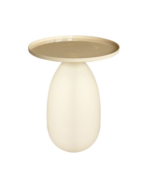 Meuble d'appoint Volda blanc/ivoire  - 41x41x51 cm