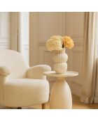 Meuble d'appoint Volda blanc/ivoire  - 41x41x51 cm