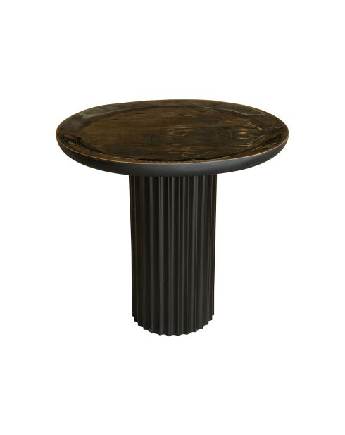 Meuble d'appoint en manguier Soren noir - 45x42x41 cm