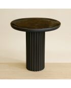 Meuble d'appoint en manguier Soren noir - 45x42x41 cm